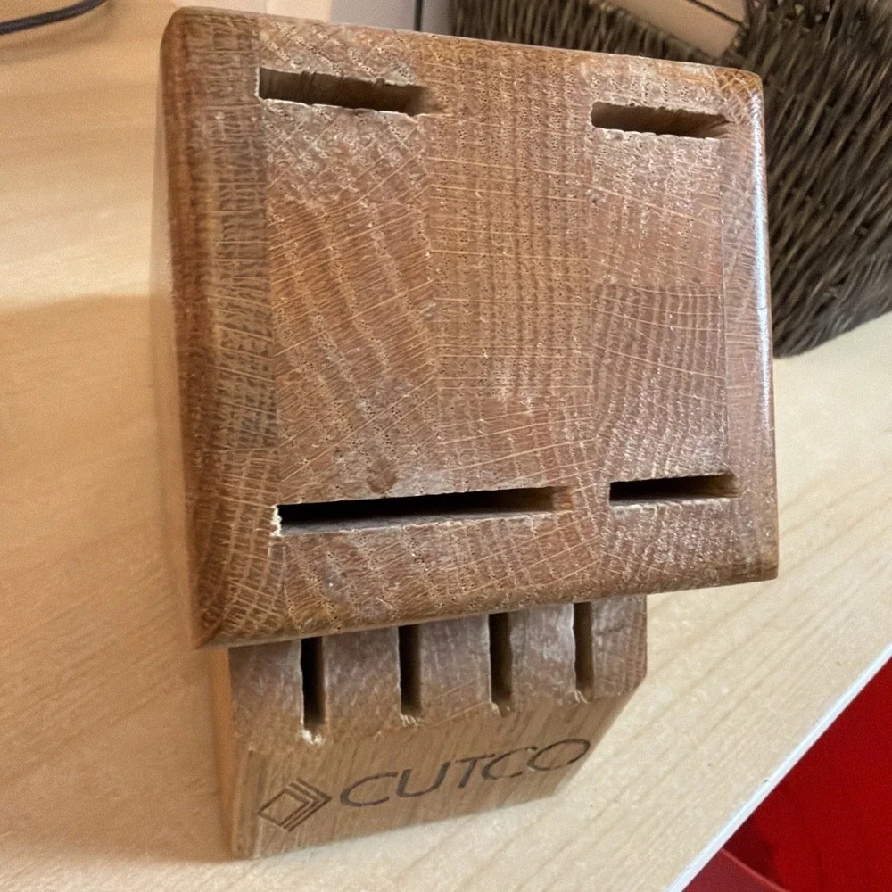 Cutco knife block